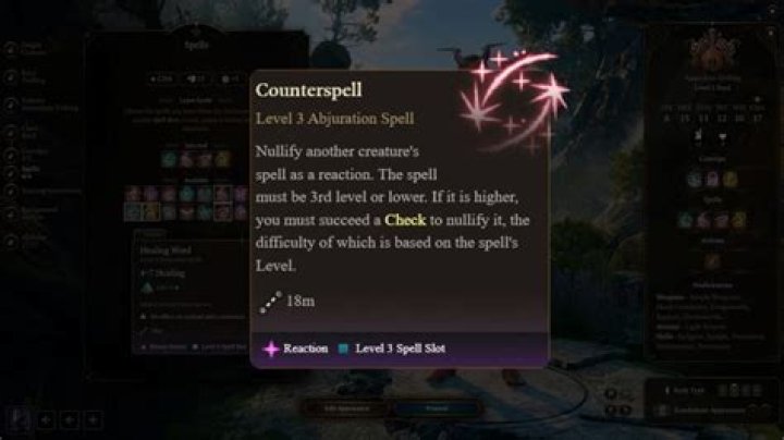 Counterspell in BG3