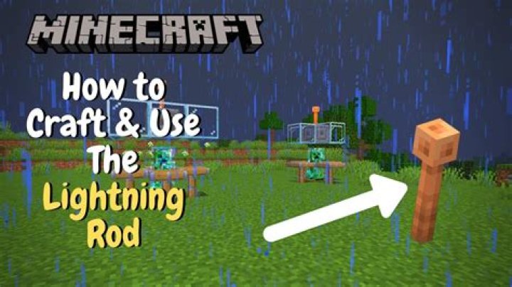 Minecraft: How to Make a Lightning Rod